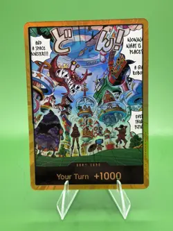 One Piece The Azure Sea's Seven Egghead Gold Don!! Card NM - Image 1