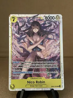 One Piece Nico Robin EB03-055 SR Heroines Edition English - Image 1
