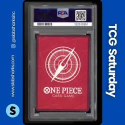 2025 ONE PIECE DODGERS X ONE PIECE NIGHT PROMO #010 MONKEY. D. LUFFY PSA 10 - Image 2