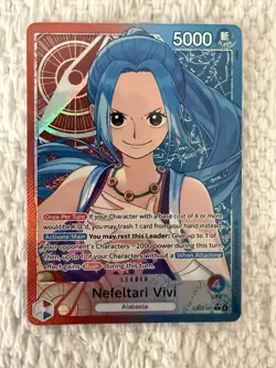 One Piece English EB03-001 Nefeltari Vivi (L) Leader Alt Art Heroines Edition NM - Image 1