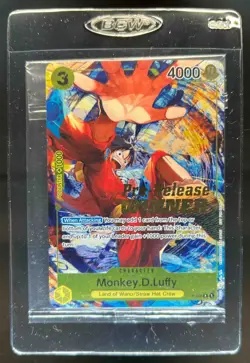 2023 One Piece Monkey.D.Luffy Pre Release Winner Promo #P-036 - Image 1