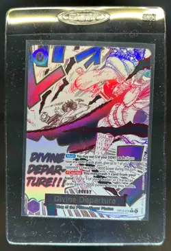 2025 One Piece Carrying His Will Divine Departure Alternate Art Rare #OP13-076 - Image 1