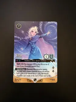 Disney Lorcana Elsa - Ice Maker non-foil Promo DLC Challenge 6/C2 EN 7 - Image 1