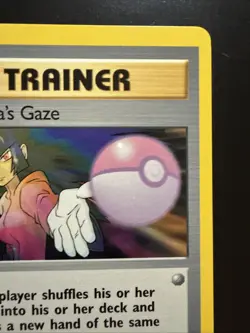 Pokemon TCG Sabrina’s Gaze 1st Edition Trainer Card Gym Heroes 125/132 Common - Image 3