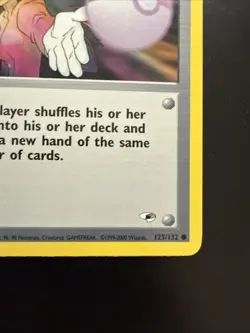 Pokemon TCG Sabrina’s Gaze 1st Edition Trainer Card Gym Heroes 125/132 Common - Image 4