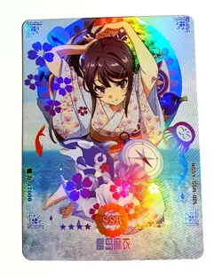 Goddess Story Waifu Card TCG | Mai - Bunny Girl Senpai | SSR | NSSY-SSR-025 - Image 1