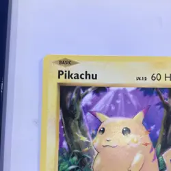 Pokemon Pikachu Common Regular 35/108 Evolutions 60HP Gnaw Thunder Jolt Card - Image 2