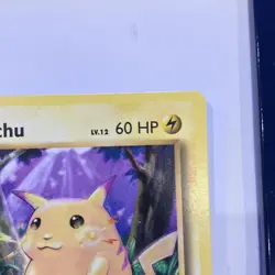 Pokemon Pikachu Common Regular 35/108 Evolutions 60HP Gnaw Thunder Jolt Card - Image 3