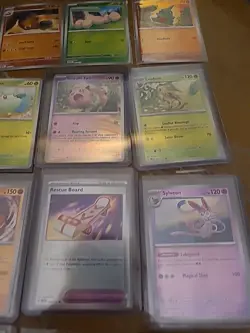 Pokemon TCG Prismatic Evolutions Pokeball Holo Lot Total Of 30 Cards - Image 5