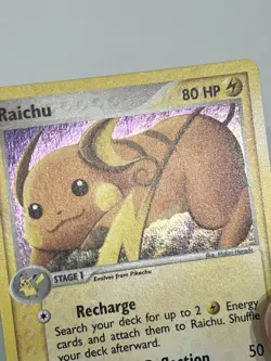 Pokemon Card Raichu 12/112 Holo EX Red Fire Green Leaf NM + - Image 3