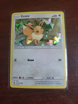 Eevee - 115/214 - Lost Thunder - Cracked Ice Holo - Pokemon Card - Image 1