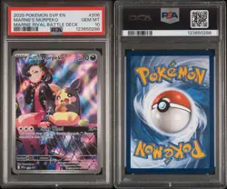 PSA 10 Marnie's Morpeko SVP 206 Illustration Battle Deck Promo Pokemon Card TCG - Image 2