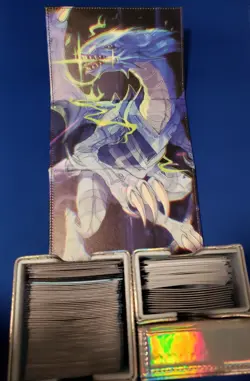 Yugioh Blue-Eyes White Dragon Deck High Rarity Misprints Extra Cards Deck Box NM - Image 1