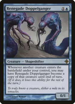 Renegade Doppelganger Rise of the Eldrazi NM Blue Rare MAGIC MTG CARD ABUGames - Image 1