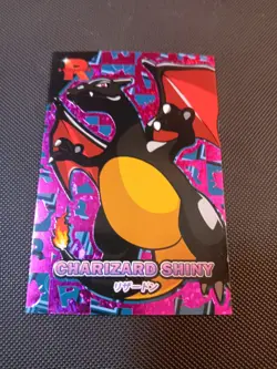 Pokemon Charizard Shiny #1 Purple Holo Team Rocket Card Database Set Peru - Image 1