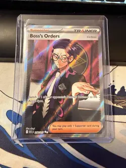 Pokemon Boss's Orders Trainer-Supporter Full Art Ultra Rare Holo Card 256/217 - Image 1