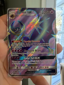 Lunala GX - 141/149 - Pokemon TCG Sun & Moon Base Set Full Art Ultra Rare Card - Image 1