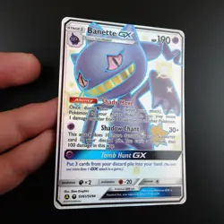 Banette GX SV61/SV94 Pokemon Hidden Fates Holo Full Art Card - Image 4