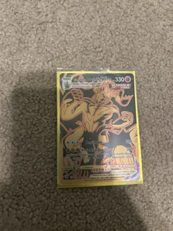 4 Pokemon golden and black cards all in great condition - Image 5