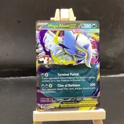 Mega Absol EX 086/132 Evolutions Rare Full Art Holo Pokemon Card Prize Pack - Image 2
