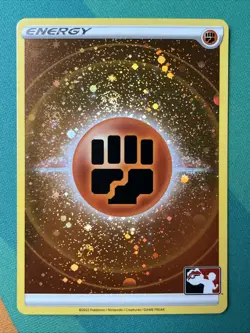 Pokemon Card - Fighting Energy HOLO Prize Pack 3 Promo (2022) Sword & Shield NM - Image 1