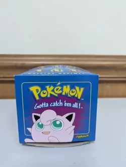 Pokemon Card Jigglypuff 23K Gold Plated 1999 Burger King in Box With Ball. - Image 1