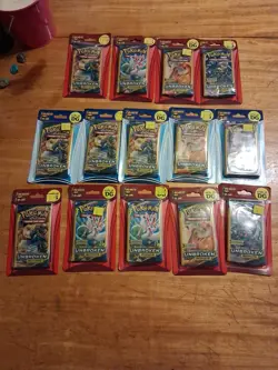 pokemon unbroken bonds 3 card pack Lot - Image 1