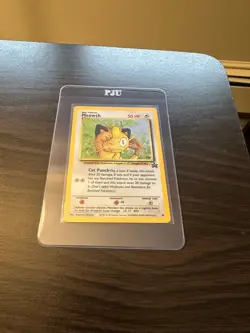 Meowth Black Star Promo 10 Holo Vintage Pokemon TCG Card - Image 3
