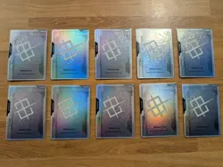 Gundam Card Game TCG English BETA Foil Resources set of 10 - Image 1