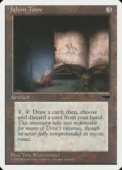 Jalum Tome NM/M Chronicles Artifact Mtg Magic English Regular - Image 1