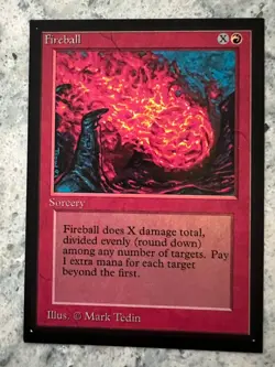 Fireball Collector's Edition Int - NM - MTG - Magic the Gathering - Image 1
