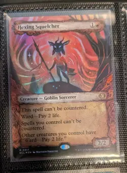 Hexing Squelcher (Showcase) - Lorwyn Eclipsed Foil - Image 1