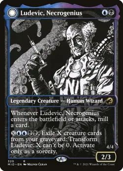 MTG Ludevic, Necrogenius Innistrad: Midnight Hunt 320 Regular Rare - Image 1