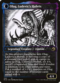 MTG Ludevic, Necrogenius Innistrad: Midnight Hunt 320 Regular Rare - Image 2