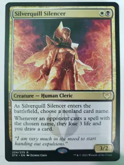 MTG Silverquill Silencer Strixhaven: School of Mages 234/275 Regular Rare - Image 2