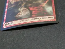MTG Magic the Gathering Ancient Copper Dragon Foil CLB NM - Image 5