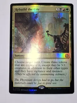 MTG Rebuild the City MOM: The Aftermath 0043 Foil Rare - Image 2