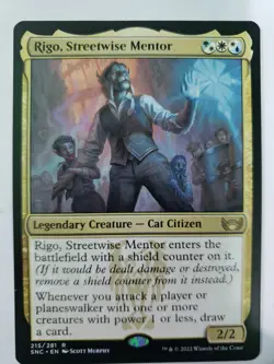 MTG Rigo, Streetwise Mentor Streets of New Capenna 215/281 Regular Rare - Image 2