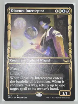MTG Obscura Interceptor Streets of New Capenna 342 Regular Rare - Image 2