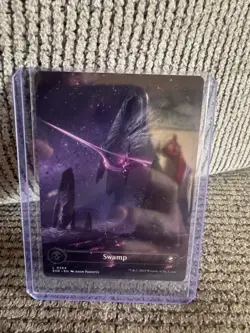 Magic: The Gathering NM Foil Borderless Edge of Eternities Swamp (0264) - Image 2