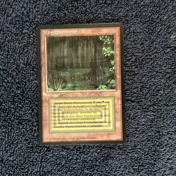 BAYOU rare German Foreign Black Border (FBB) Magic the Gathering Unplayed NM - Image 4