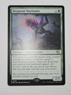 MTG Deeproot Wayfinder March of the Machine 0184 Regular Rare - Image 2