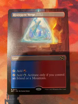 MTG Aetherdrift Riverpyre Verge Borderless - Image 1