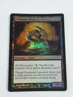 MTG Mindlash Sliver FOIL Time Spiral MAGIC The Gathering NM - Image 1