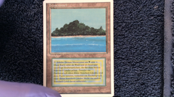 TROPICAL ISLAND rare Revised (FWB) German Magic the Gathering Unplayed NM - Image 2