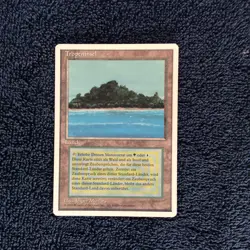 TROPICAL ISLAND rare Revised (FWB) German Magic the Gathering Unplayed NM - Image 4