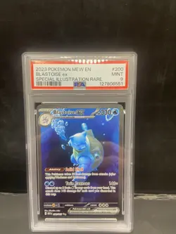 Pokemon TCG Blastoise ex 200/165 PSA 9 Mint – Scarlet & Violet 151 Special Illus - Image 1