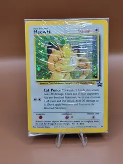 Pokemon Meowth Holo Swirl Black Star Promo #10 Factory Sealed Mint 💎💎 - Image 1
