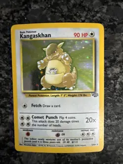 Pokemon TCG Kangaskhan Holo Rare Jungle - Image 1