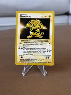 Pokemon Electabuzz 20/102 Rare Base Set Shadowless Unlimited 1999 - Image 1